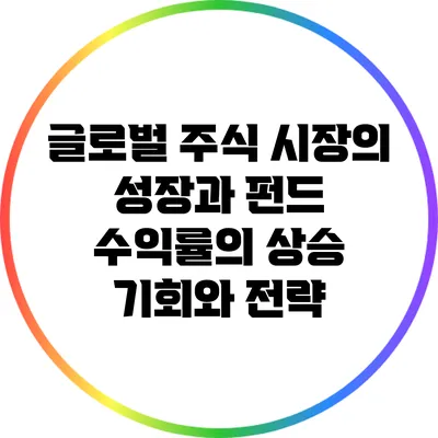 글로벌 주식 시장의 성장과 펀드 수익률의 상승 : 기회와 전략