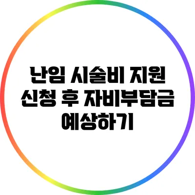 난임 시술비 지원 신청 후 자비부담금 예상하기